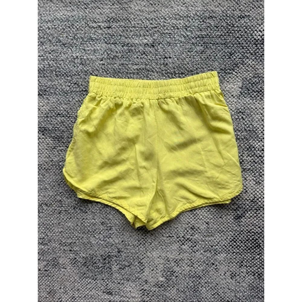 Blank NYC Neon Linen Shorts - Small